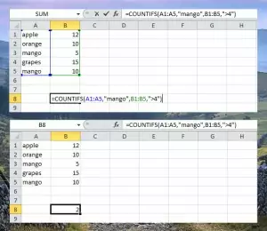 countifs