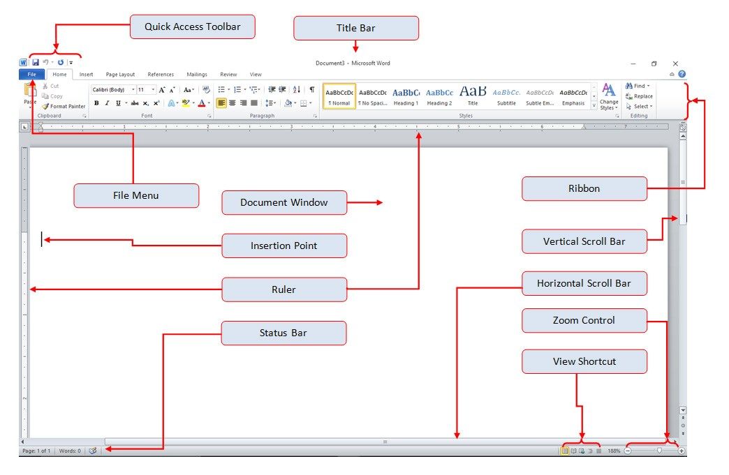 MS Office 2010 Interface