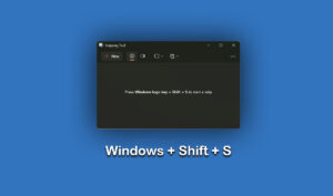 Snipping Tool Shortcut