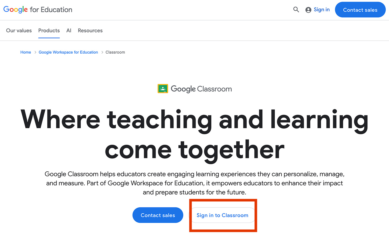 Google Classroom